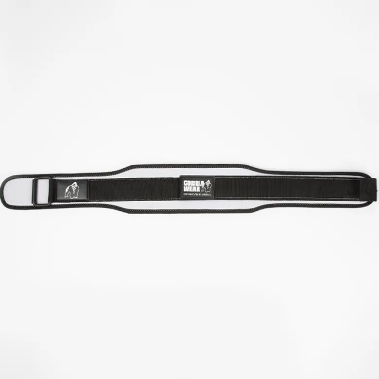 4 Inch Womens Lifting Belt, black/white