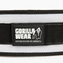 4 Inch Womens Lifting Belt, black/white