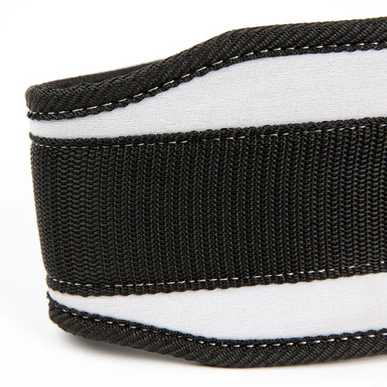 4 Inch Womens Lifting Belt, black/white