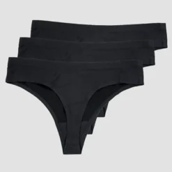 Invisible Thong 3-pack, Black