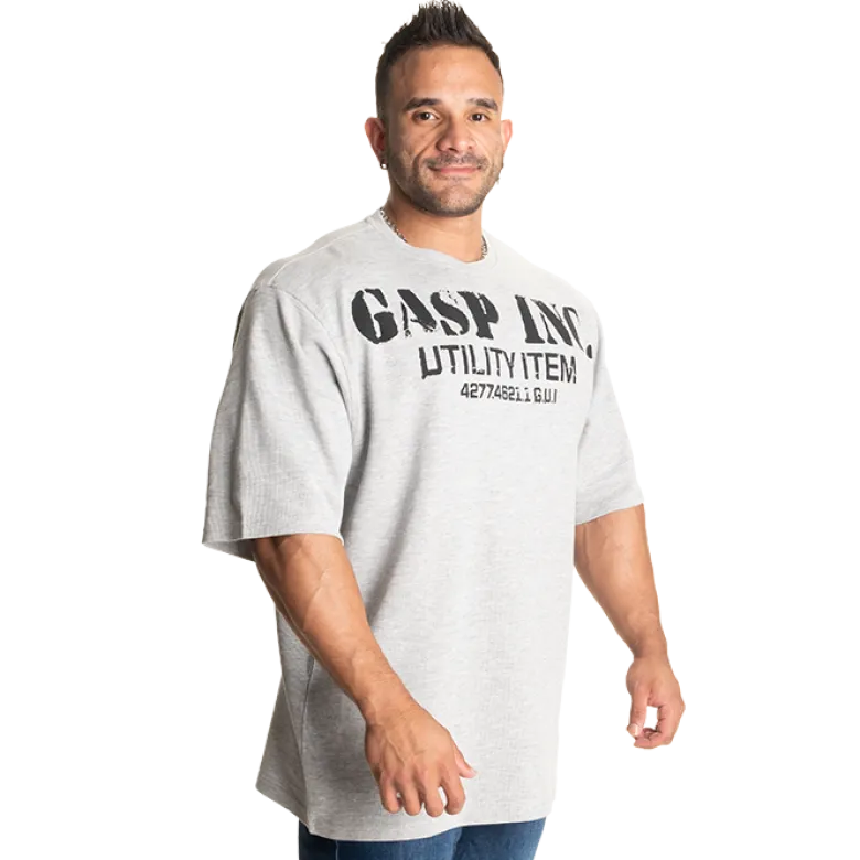 Iron Thermal Tee, Grey Melange