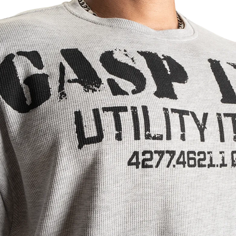 Iron Thermal Tee, Grey Melange