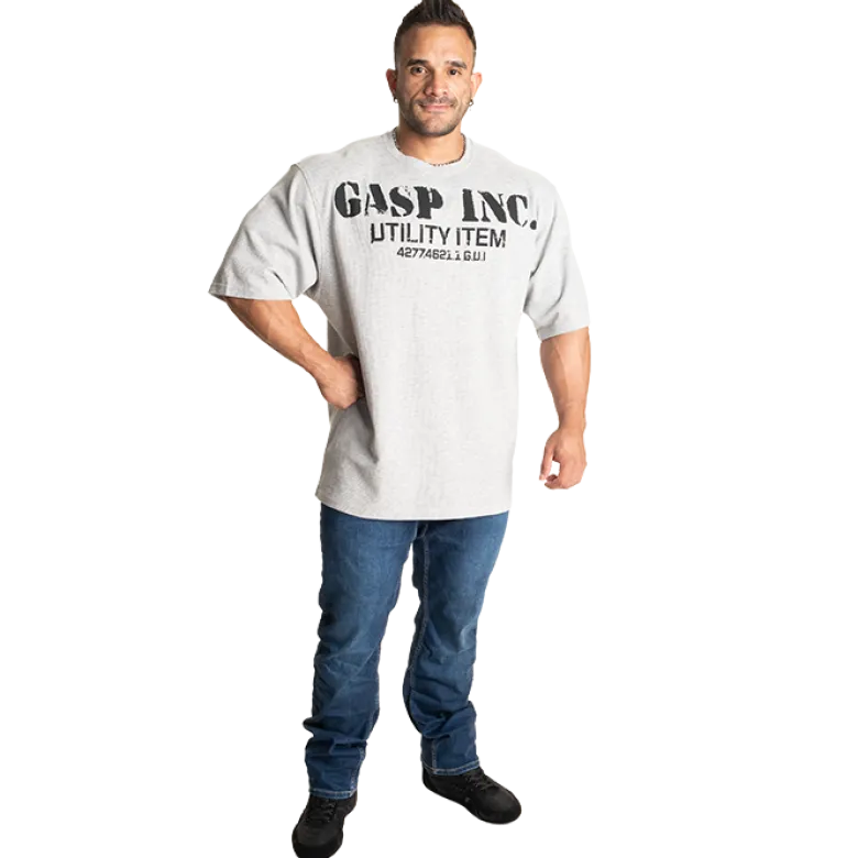 Iron Thermal Tee, Grey Melange