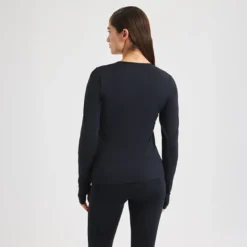 Jacquard LS Top, Black