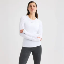 Jacquard LS Top, White