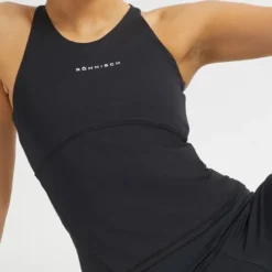 Jacquard Tank, Black