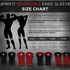 Jerkfit Reversible Knee Sleeves-MEDIUM