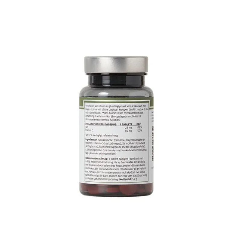 Järn med C-vitamin 100 tabletter