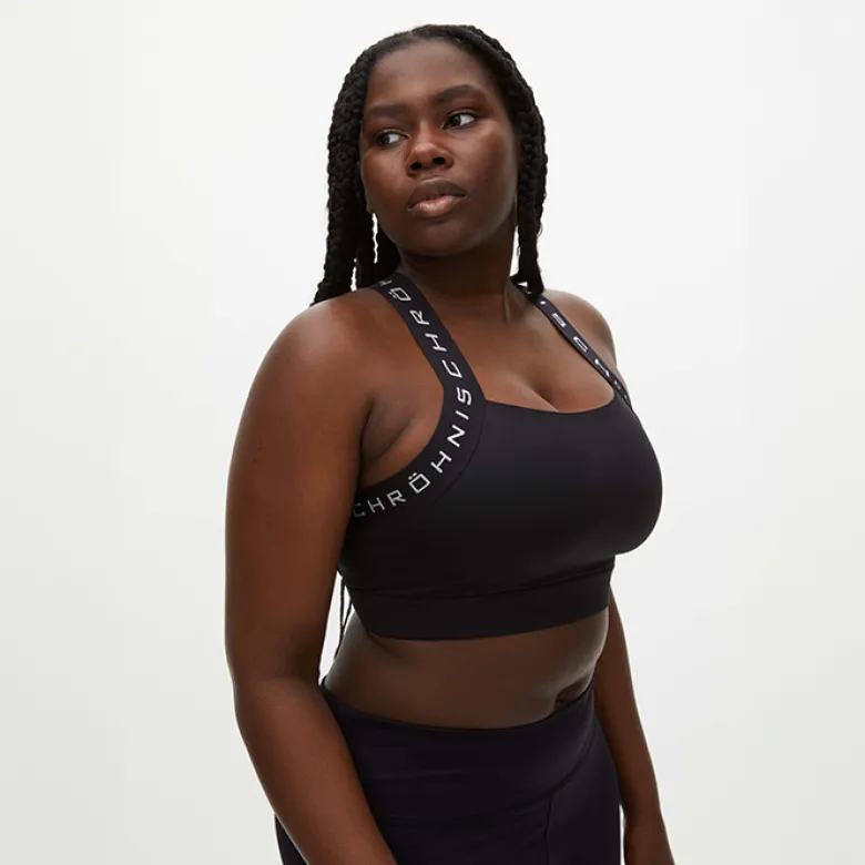 Kay Sports Bra, Black