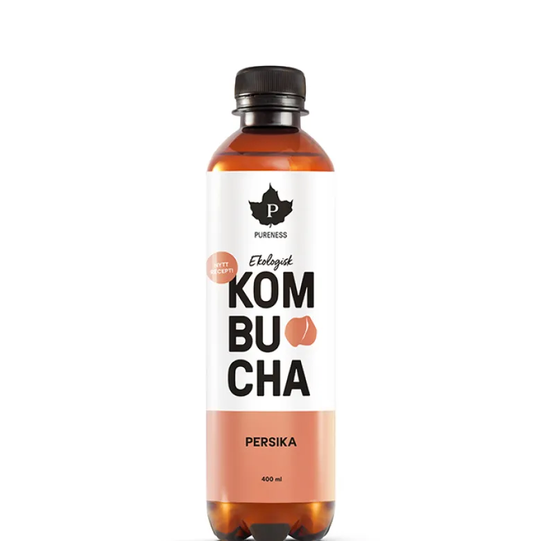 Kombucha EKO, Persika, 370 ml