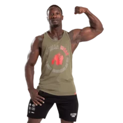 Lafayette Racerback Tank Top, Army Green