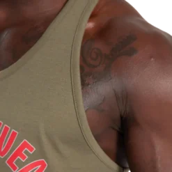 Lafayette Racerback Tank Top, Army Green