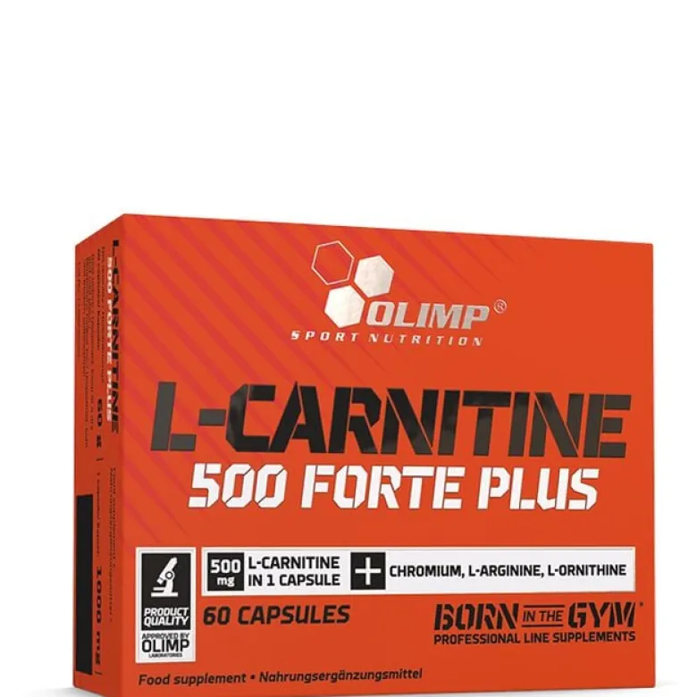 L-Carnitine 500 Forte Plus, 60 caps