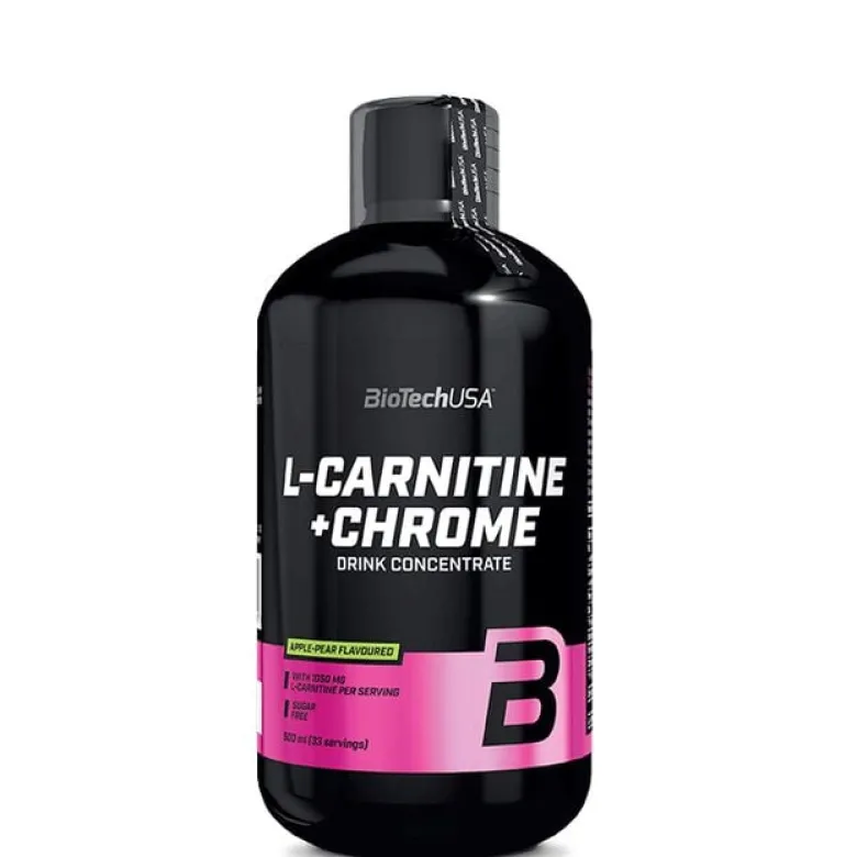 L-Carnitine, + Krom, 500 ml, Orange