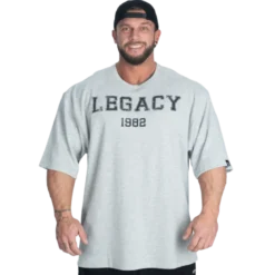 Legacy Irn Thrml Tee, Grey Melange