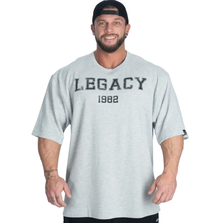 Legacy Irn Thrml Tee, Grey Melange