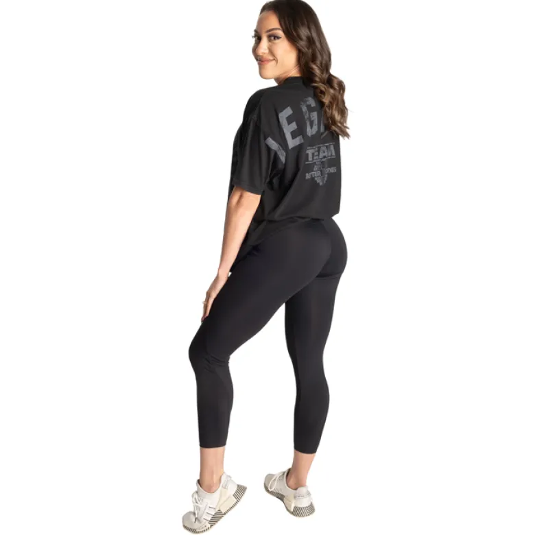 Legacy Oversized Tee, Washed Black