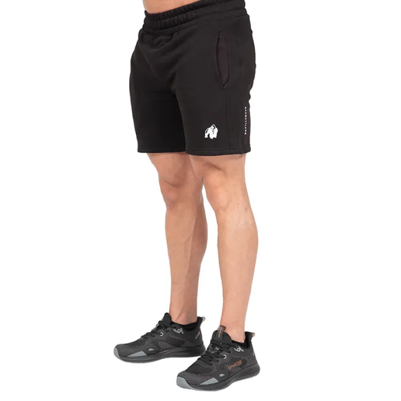 Leon Sweat Shorts, Black
