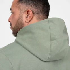 Leon Zipped Hoodie, Green