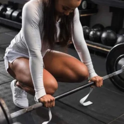 Lifting Straps Läder Grå