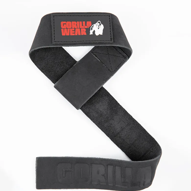 Lifting Straps Läder Svart