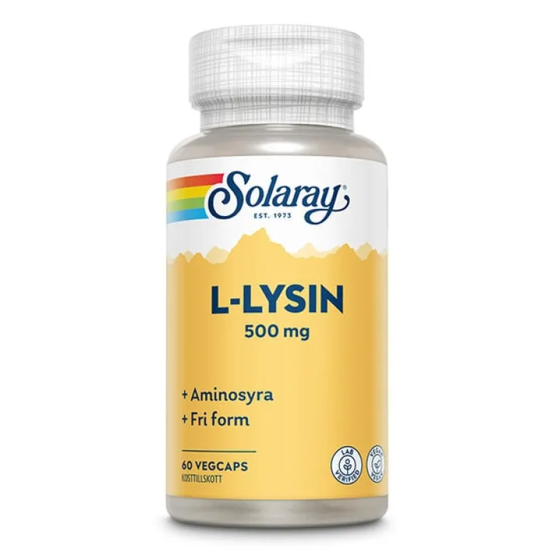 L-lysin Aminosyror 60 kapslar