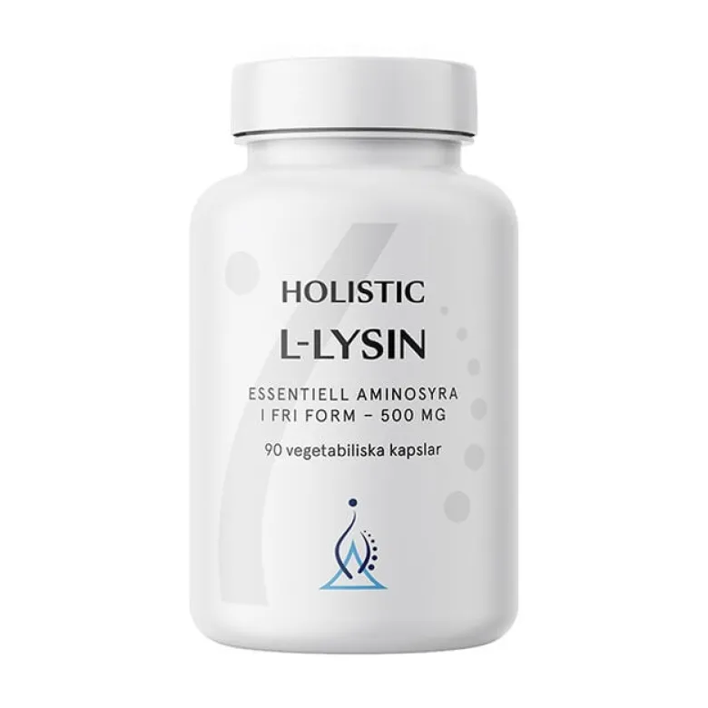 L-lysin 500 mg 90 vegetabiliska kapslar