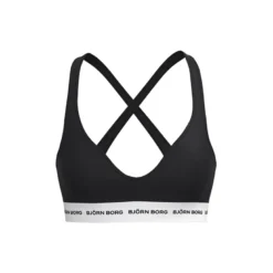 Logo Bralette, Black Beauty