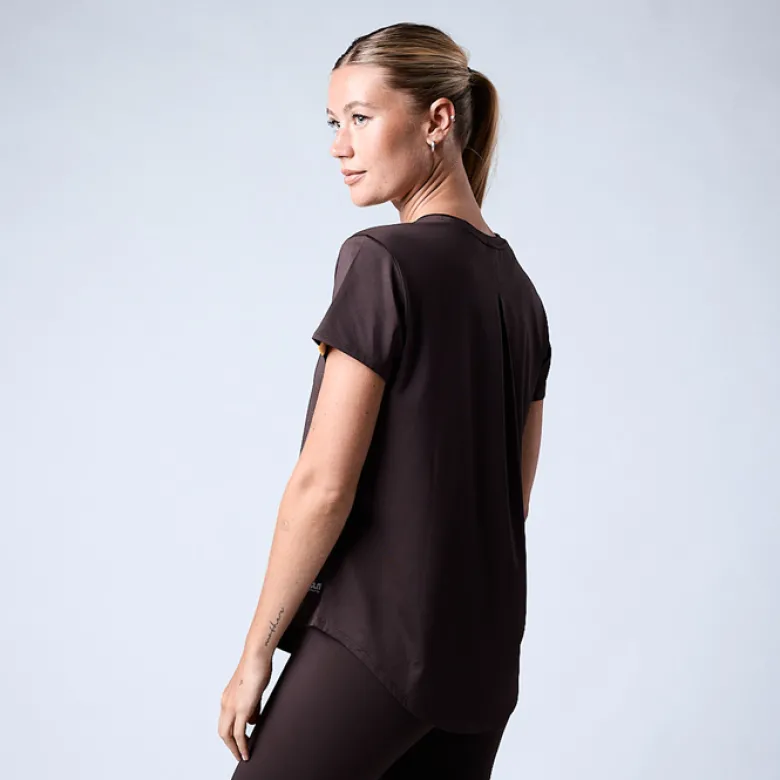Lucy ws T-shirt, Coffee