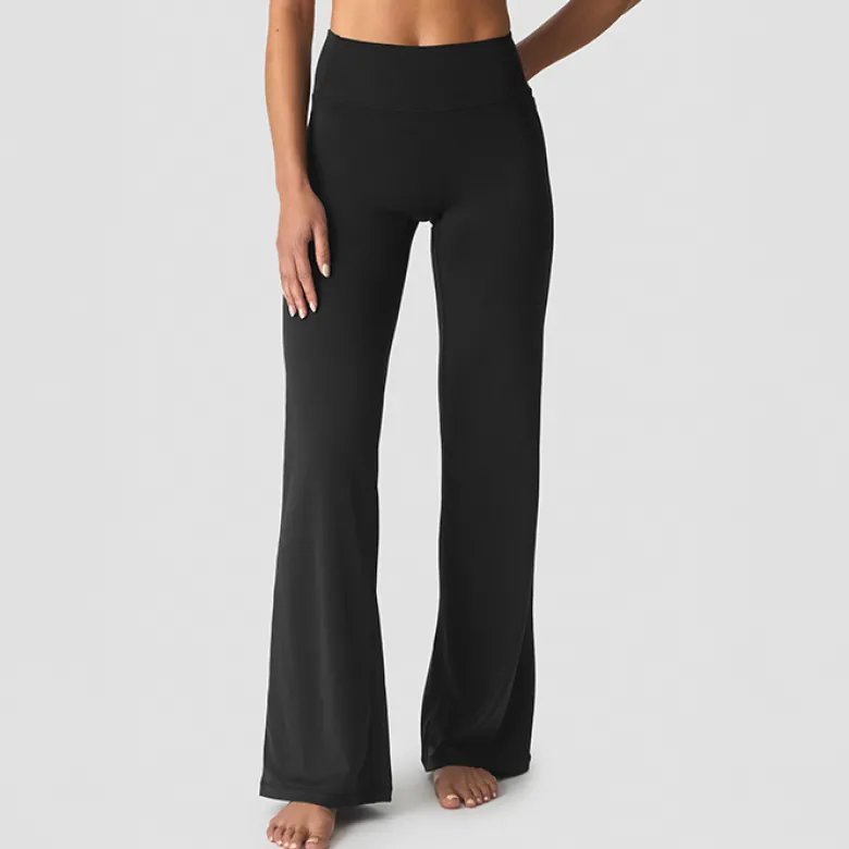 Luxe Straight Leg Tights, Black