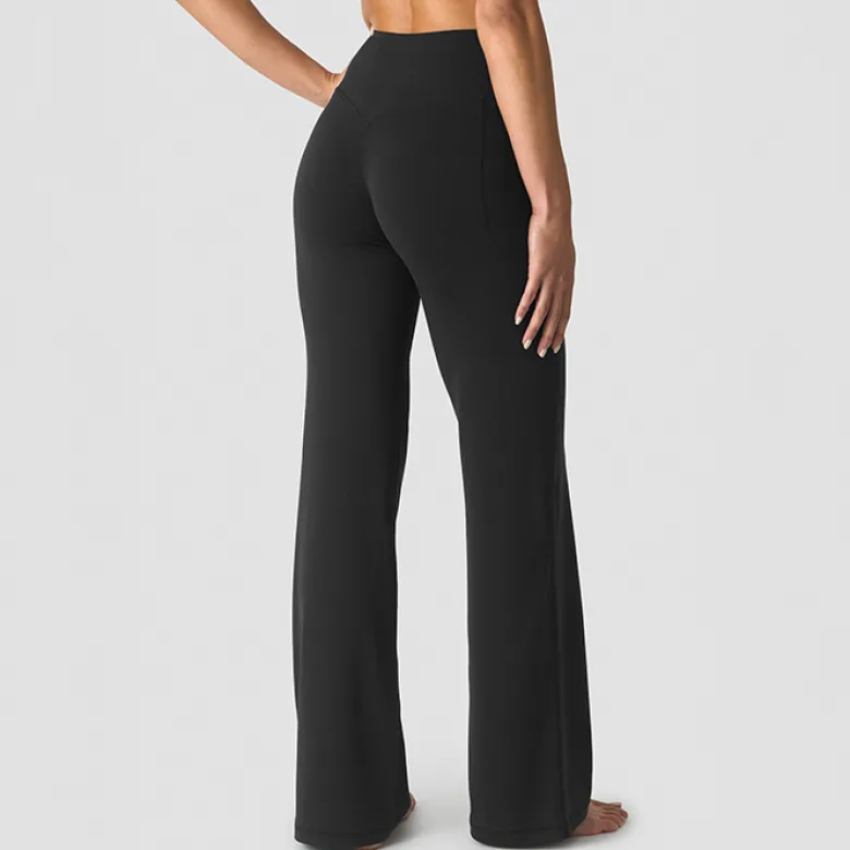 Luxe Straight Leg Tights, Black