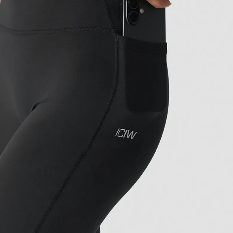 Luxe Straight Leg Tights, Black