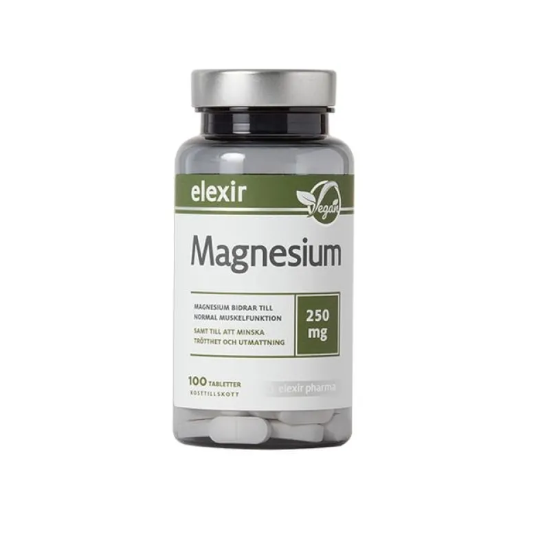 Magnesium 250mg 100 tabletter