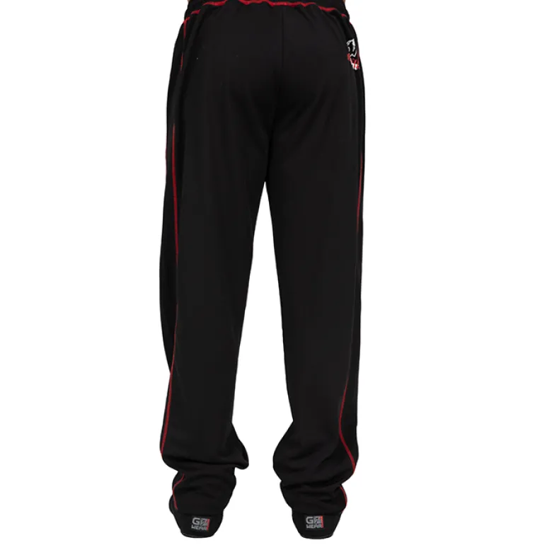 Marlow Mesh Pants, Black/Red