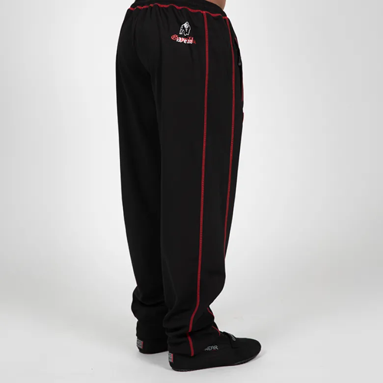 Marlow Mesh Pants, Black/Red