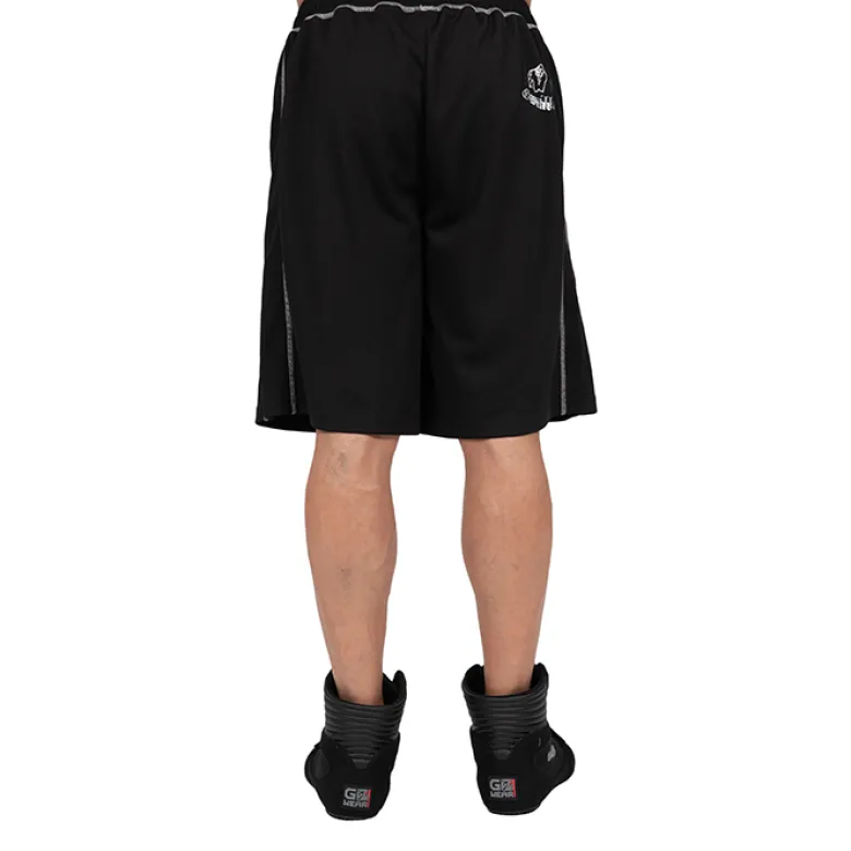 Marlow Mesh Shorts, Black/Grey