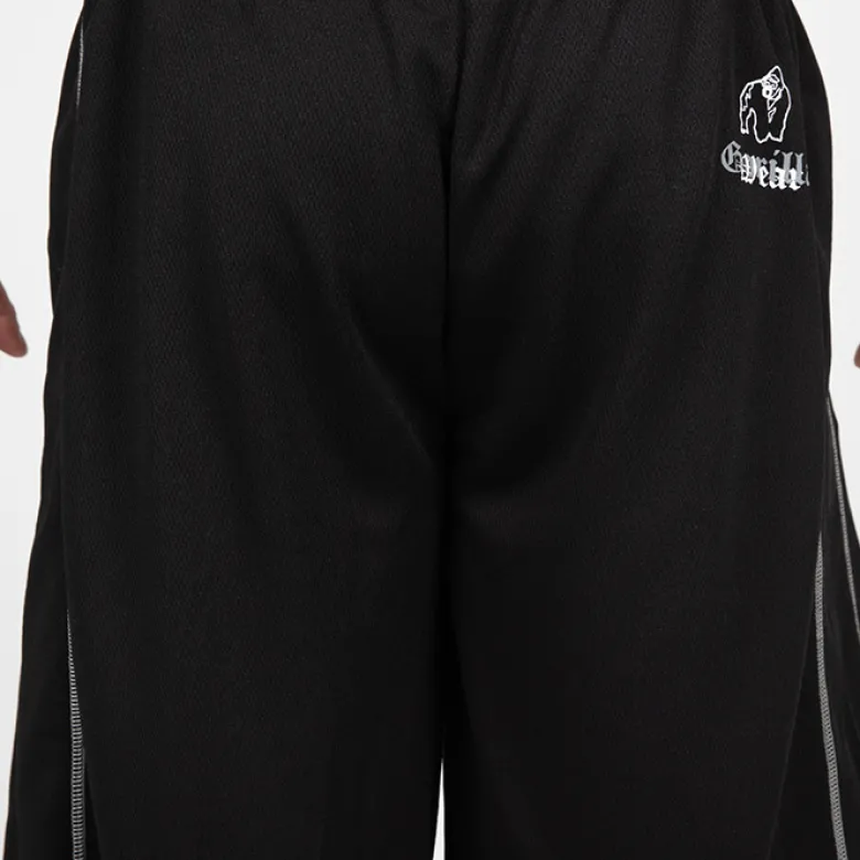 Marlow Mesh Shorts, Black/Grey