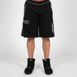 Marlow Mesh Shorts, Black/Grey