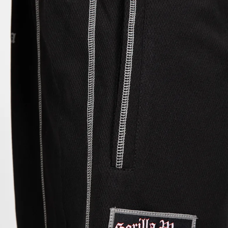 Marlow Mesh Shorts, Black/Grey