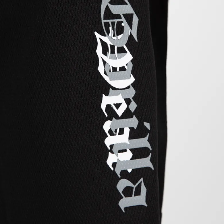 Marlow Mesh Shorts, Black/Grey
