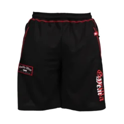 Marlow Mesh Shorts, Black/Red