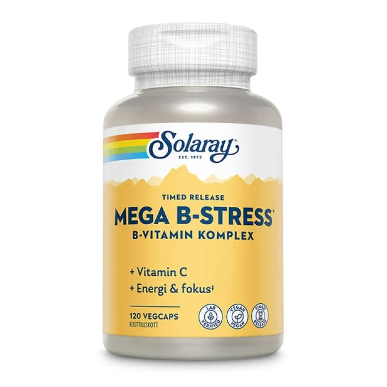 Mega B-Stress 120 kapslar