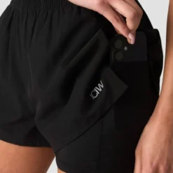 Mirage Cardio 2-in-1 Shorts, Black
