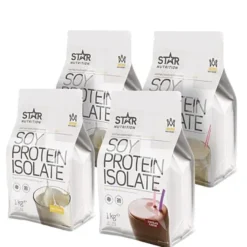 Mix&Match: 4 x Soy Protein Isolate Sojaproteinisolat 1 kg