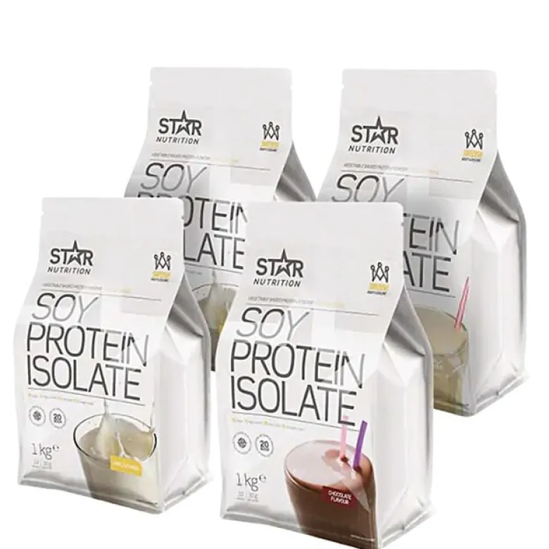 Mix&Match: 4 x Soy Protein Isolate Sojaproteinisolat 1 kg