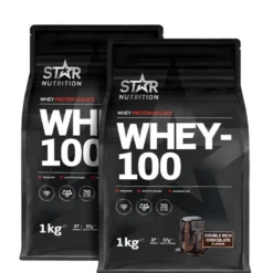 Mix&Match: 2 x Whey-100 Vassleprotein 1 kg