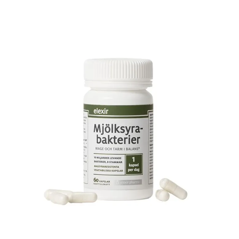 Mjölksyrabakterier 60 kapslar