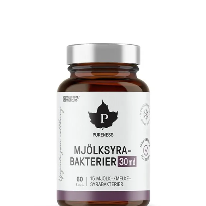 Mjölksyrabakterier 30 md 60 kapslar