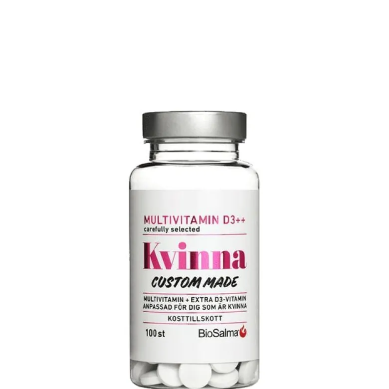 Multivitamin Kvinna D-vitamin++ 100 tabletter