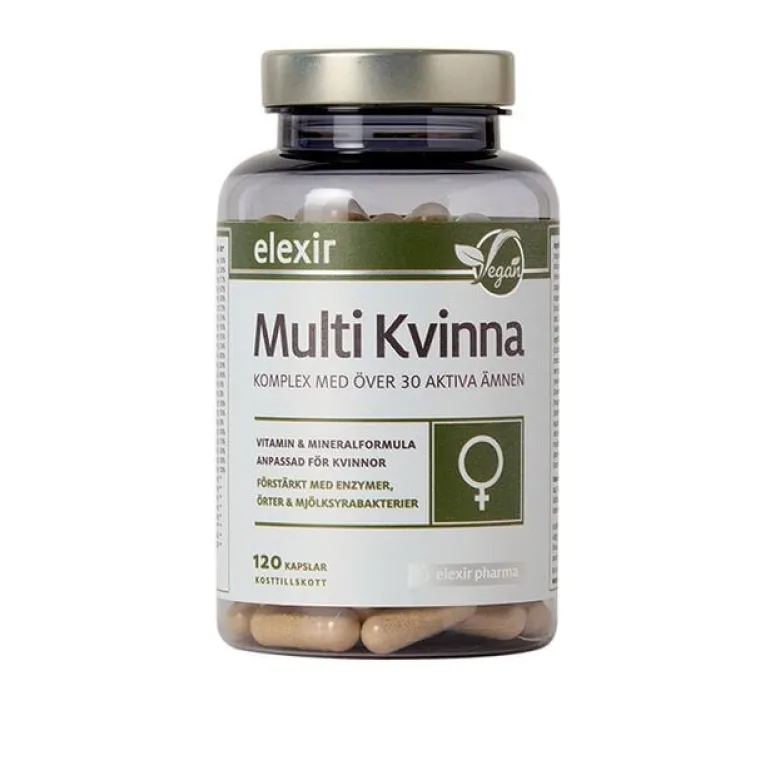 Multivitamin Kvinna 120 kapslar